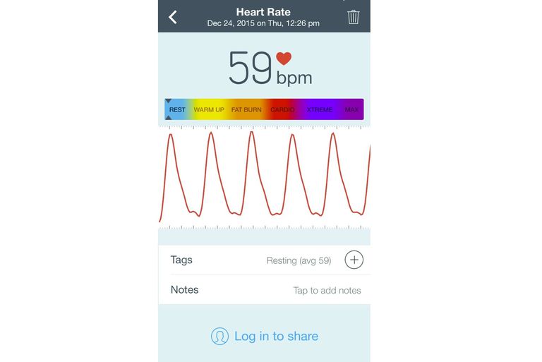 Heart Rate, dele dine, dine resultater, eller Android, Forlagets websted