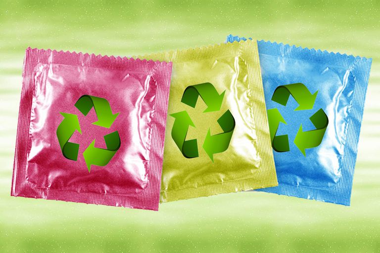 biologisk nedbrydeligt, ikke genbruges, biologisk nedbrydelige, blive genbrugt, brugt kondom, brugte kondomer