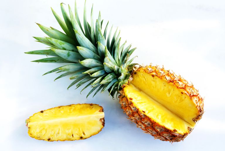 frisk ananas, fødevarer eller, glykæmiske indeks, spise frugt