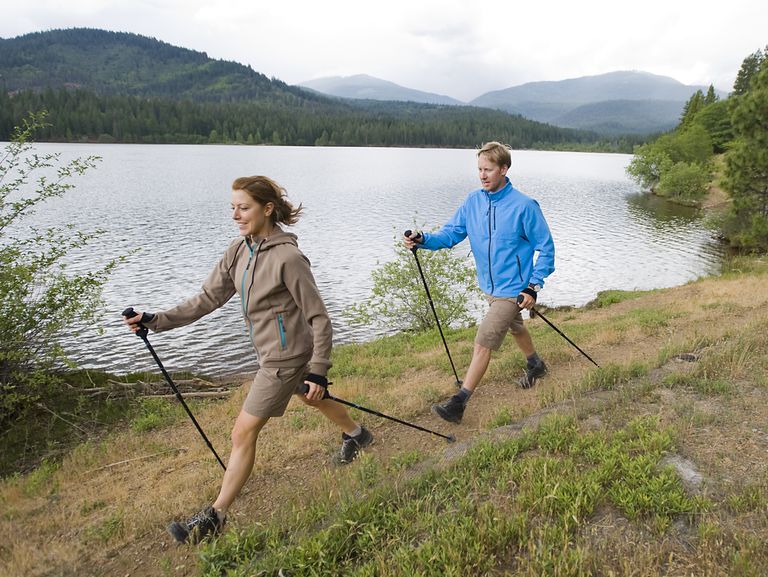 Nordic Walking, enkeltlængde poler, fitness walking, fitness walking poler