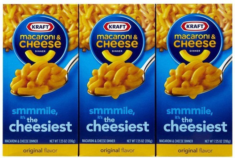 Kraft Cheese, Kraft Macaroni, ​​2016 forbrugere, kunstige konserveringsmidler, syntetiske farver