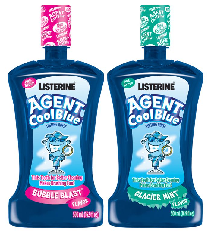 Agent Cool, Agent Cool Blue, Cool Blue, Listerine Agent, Listerine Agent Cool, Blue anbefales