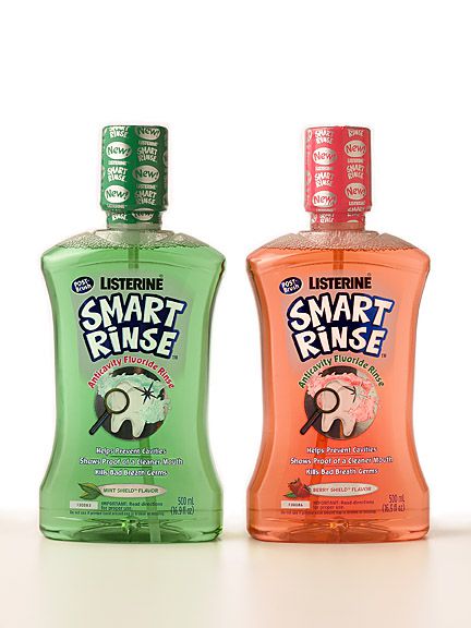 Smart Rinse, Listerine Smart, Listerine Smart Rinse, efter børstning