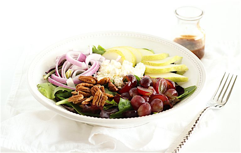 denne salat, flere vitaminer, frugter grøntsager, kalorier natrium, Portion Kalorier